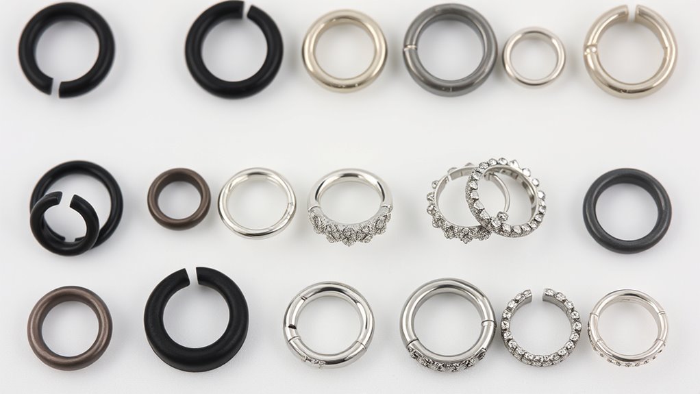 stylish real looking septum rings