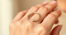 stylish rose gold septum rings