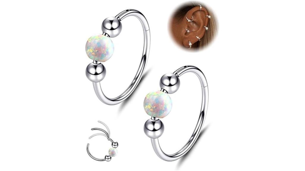 stylish steel nose jewelry