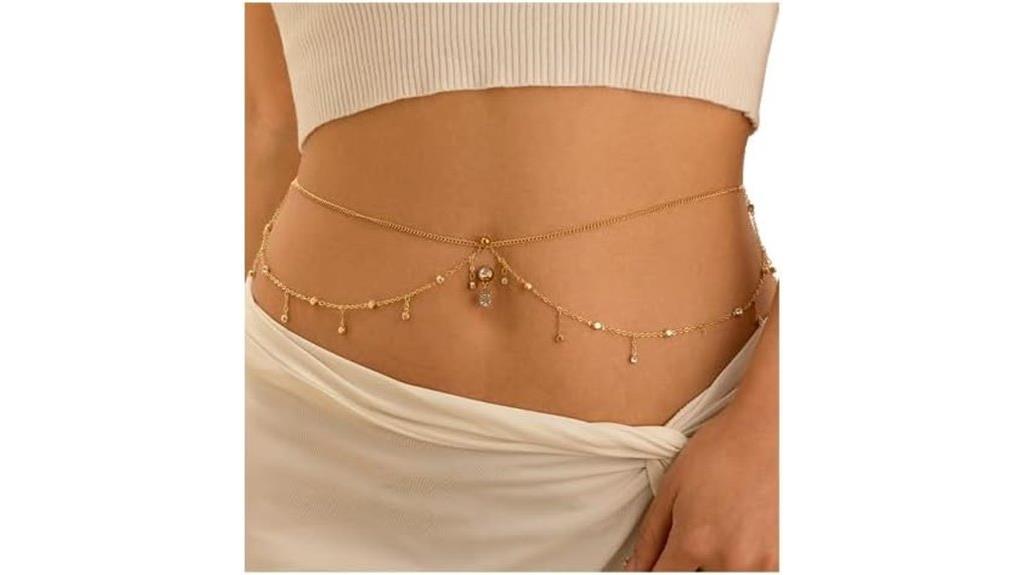 summer beach belly chain