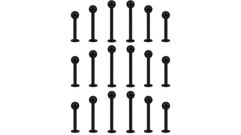 surgical steel lip rings