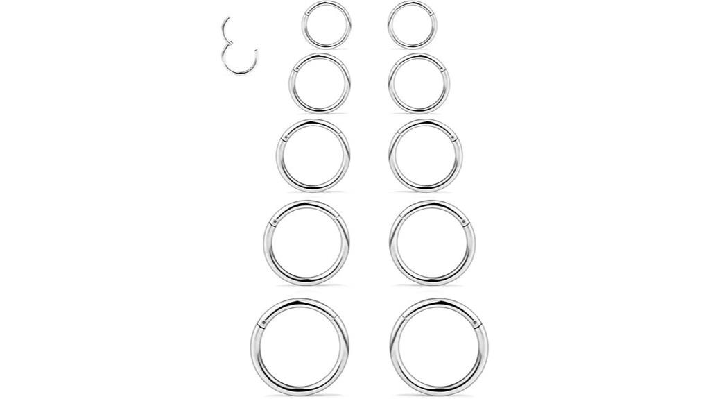 surgical steel piercing jewelry