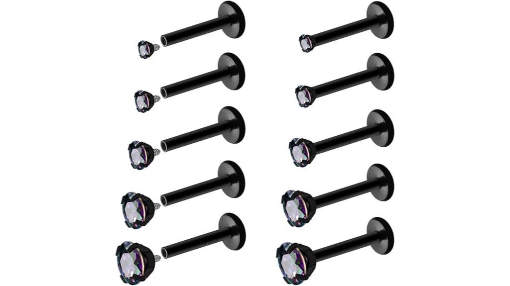 surgical steel piercing jewelry