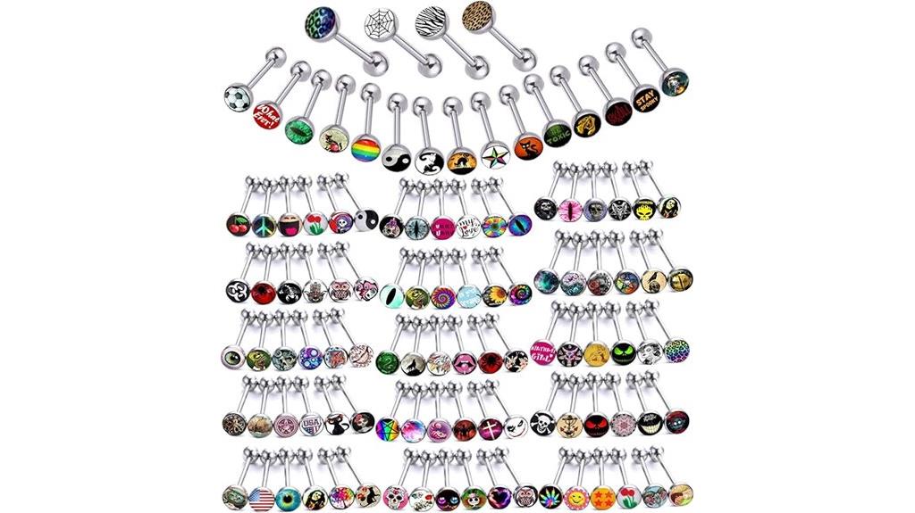 surgical steel tongue piercings