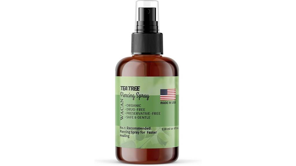 tea tree piercing spray