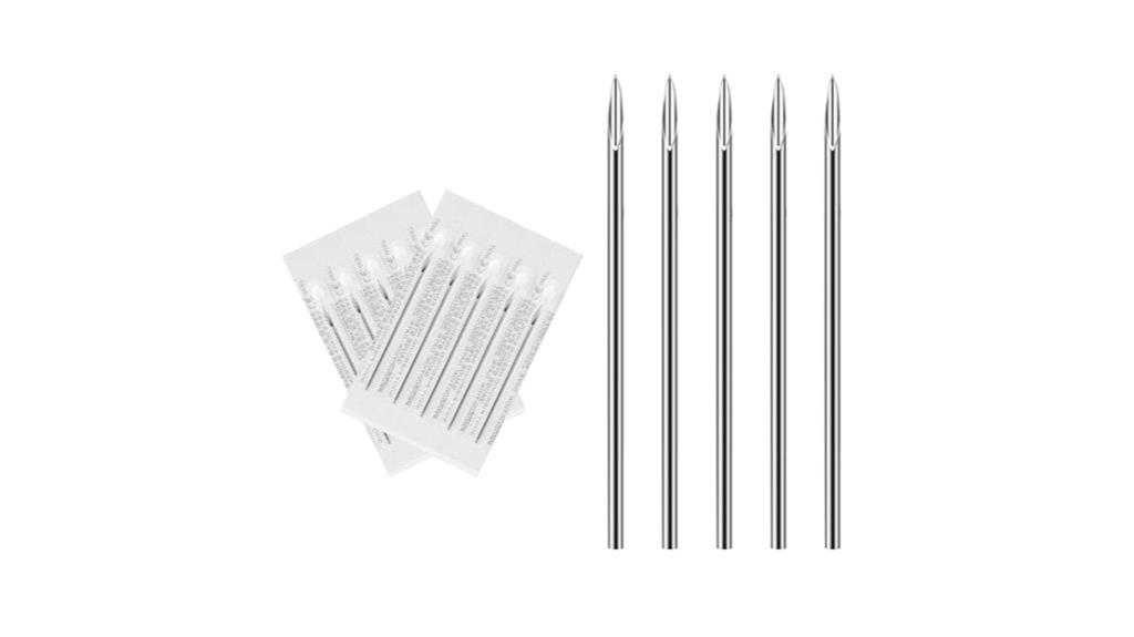 ten piece 14g piercing needles