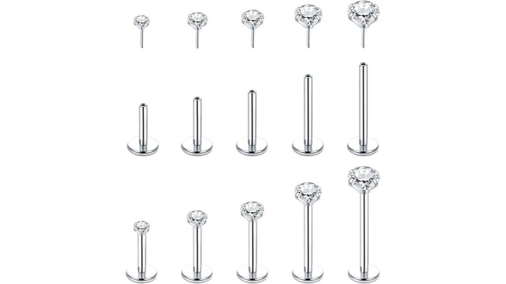 threadless push in jewelry