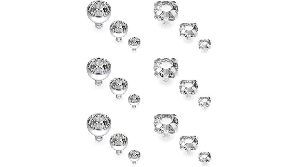 titanium dermal anchor set