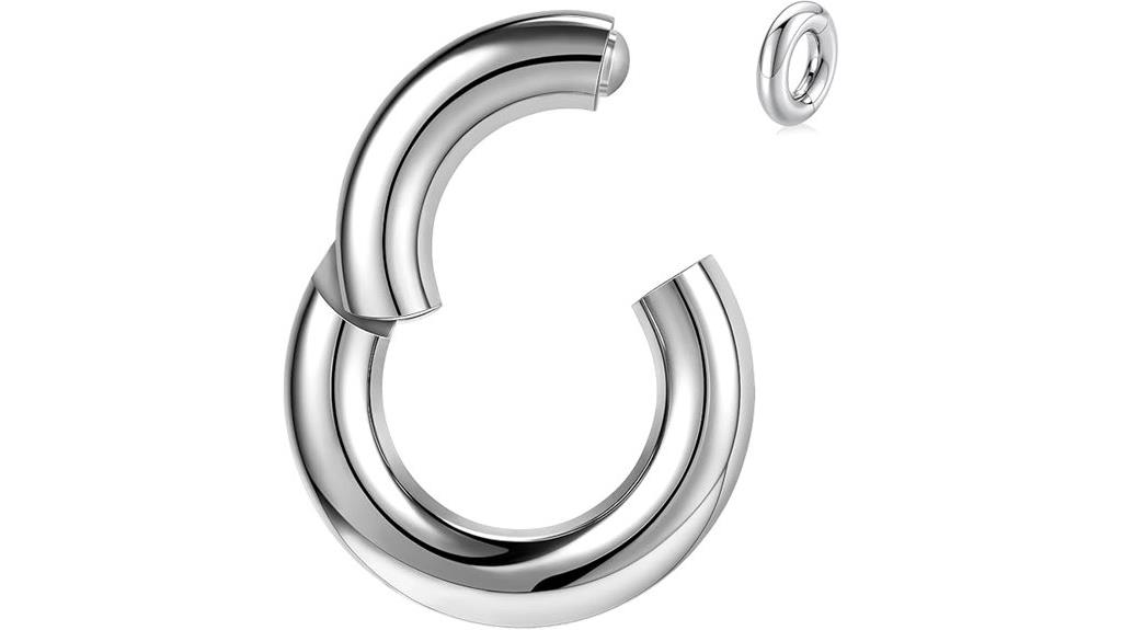 titanium hinged septum