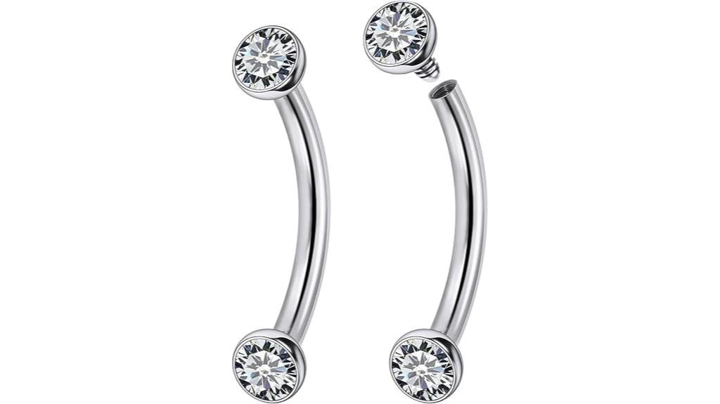 titanium jewelry piercing accessories