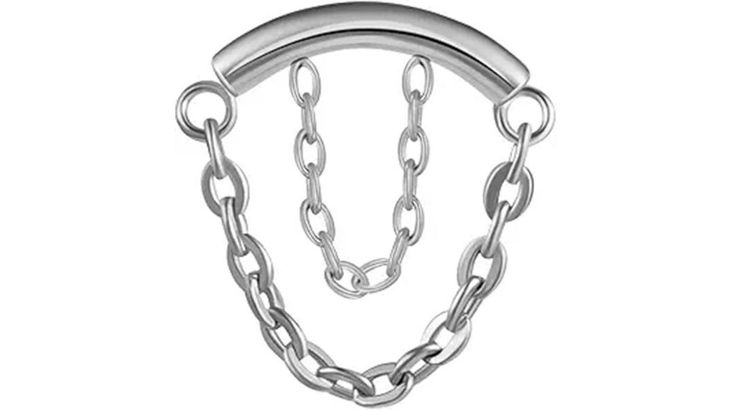 titanium labret piercing jewelry