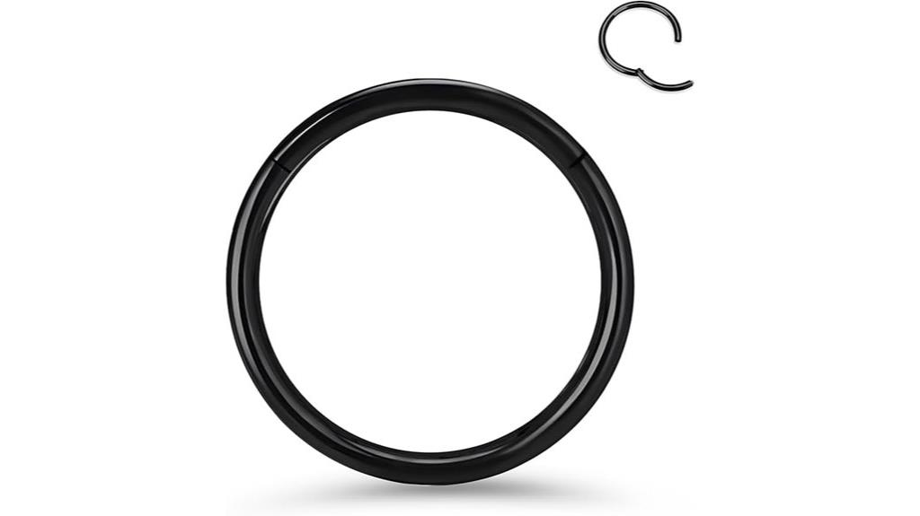 titanium nose ring varieties