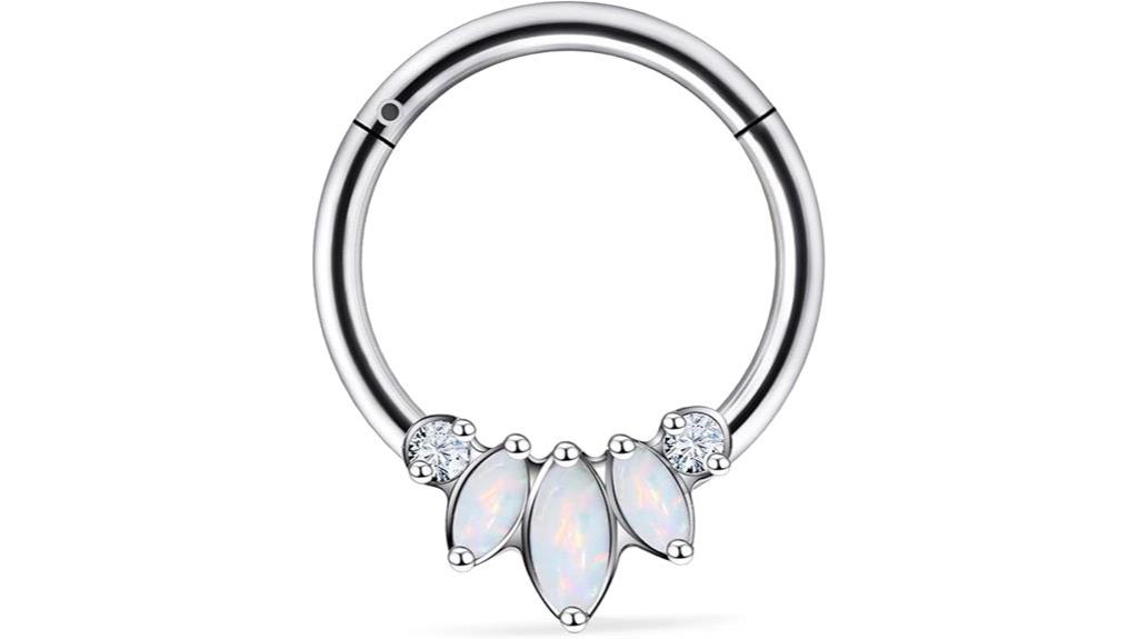 titanium septum piercing jewelry