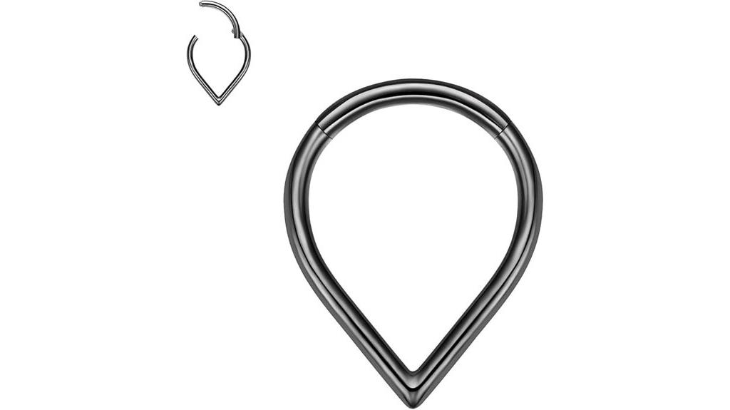 titanium septum piercing jewelry