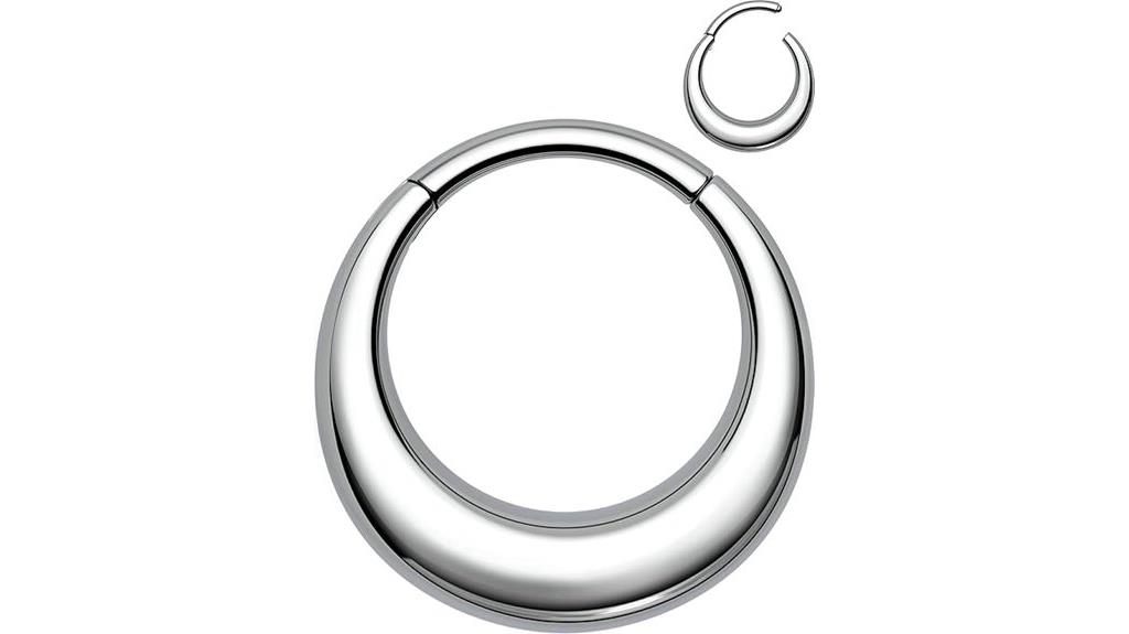 titanium septum ring