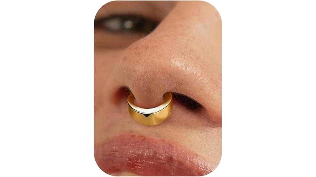 titanium septum ring
