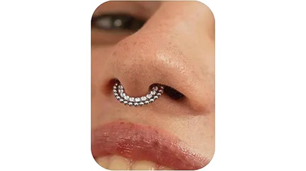 titanium septum ring
