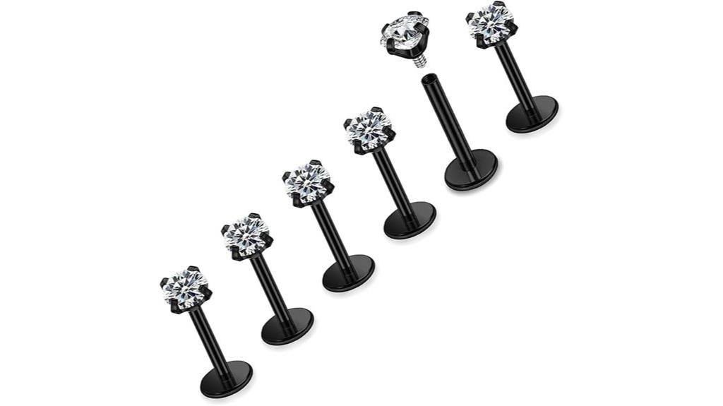 titanium steel piercing jewelry