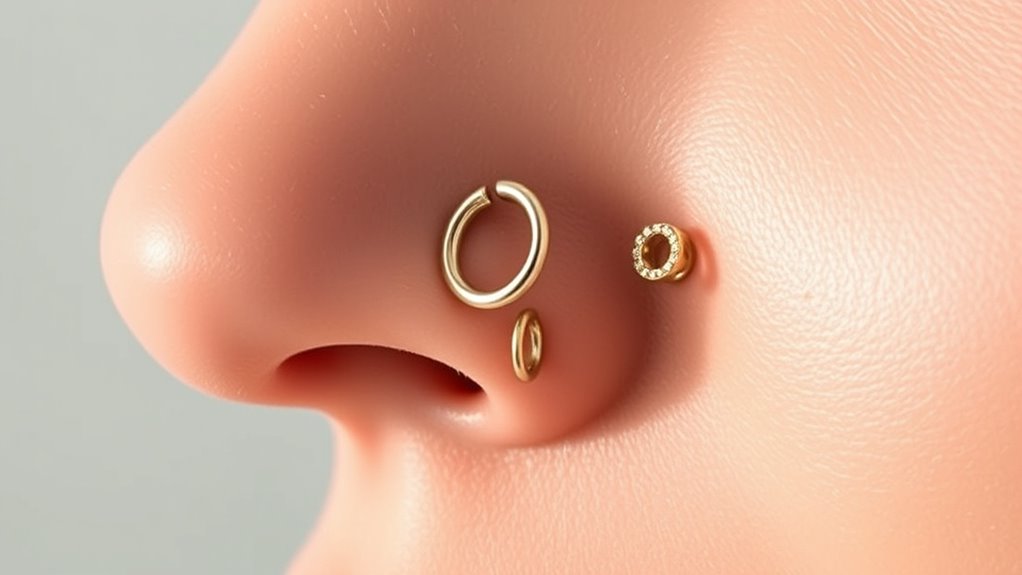 top 16 gauge septum jewelry