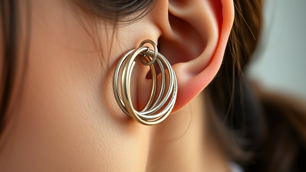 top cartilage hoop earrings