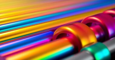 top colorful anodized barbell selection