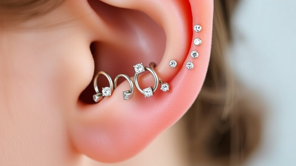 top forward helix jewelry