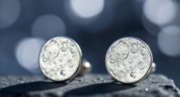 top moon stud earrings