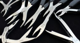 top ring closing pliers