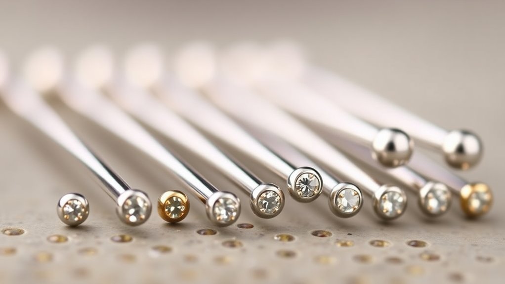 top surface barbell jewelry