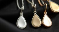 top teardrop surface jewelry