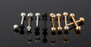 top vertical labret barbell options