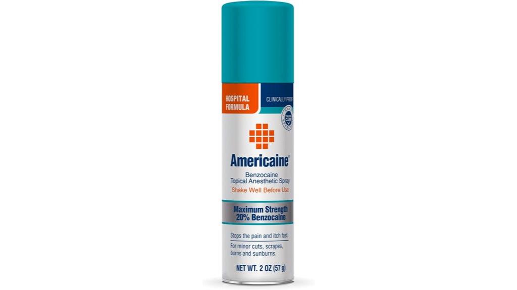 topical anesthetic spray 2 oz