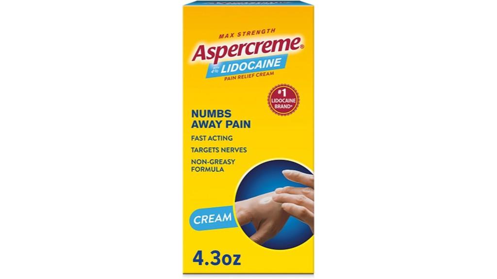 topical lidocaine pain relief