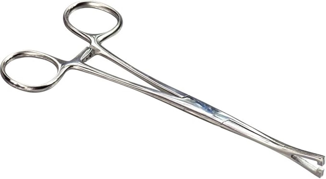 triangle slotted locking forceps