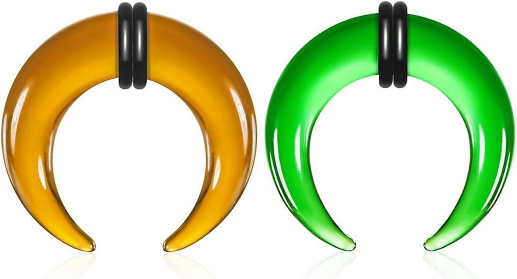 two piece glass septum