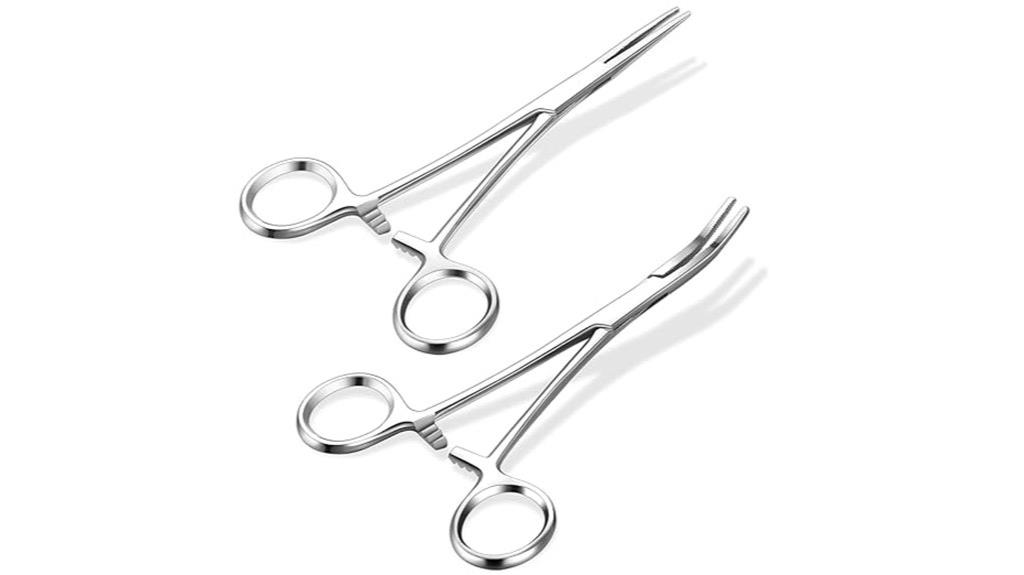 two piece hemostat forceps