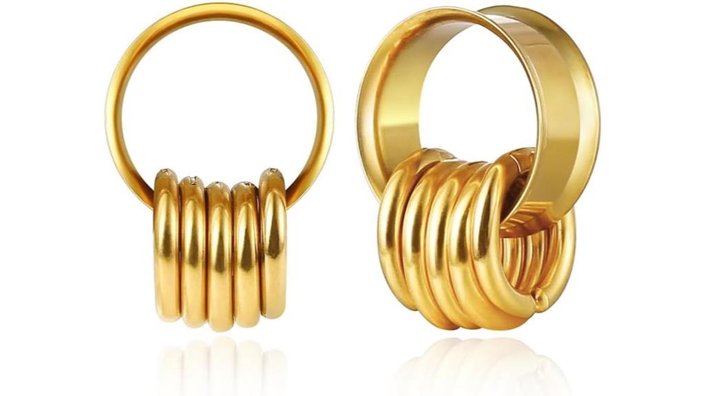 two piece piercing jewelry set
