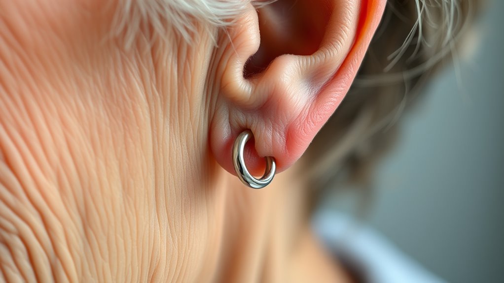 aging skin reduces piercing durability