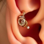 Stacked Piercings: Achieving Perfect Alignment aligned multiple ear piercings