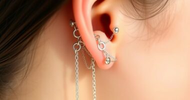 connecting multiple ear piercings
