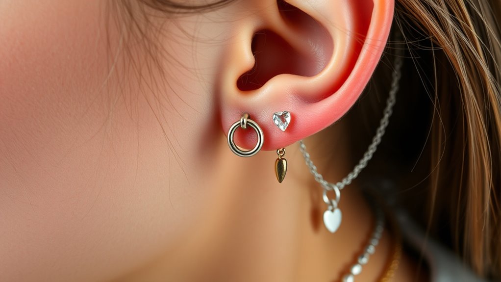 coordinate jewelry with piercings