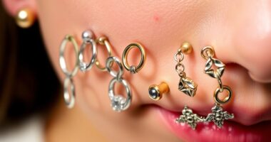 different septum piercing styles