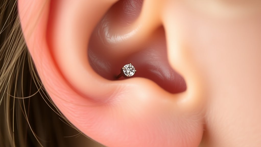 discreet customizable cartilage piercing