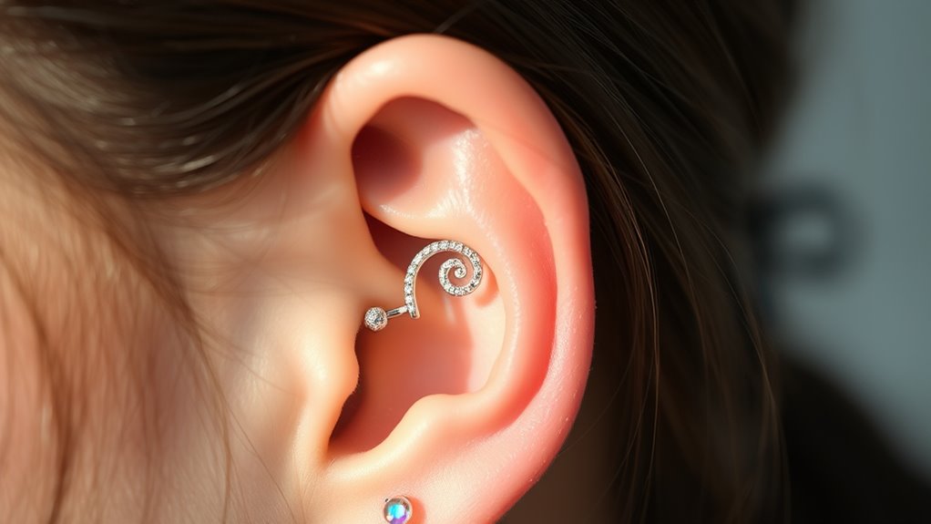 discreet versatile cartilage jewelry
