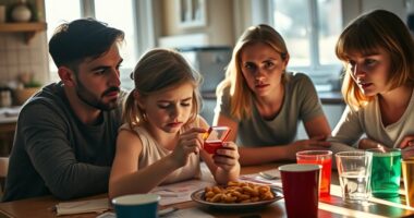 discussing piercing with parents