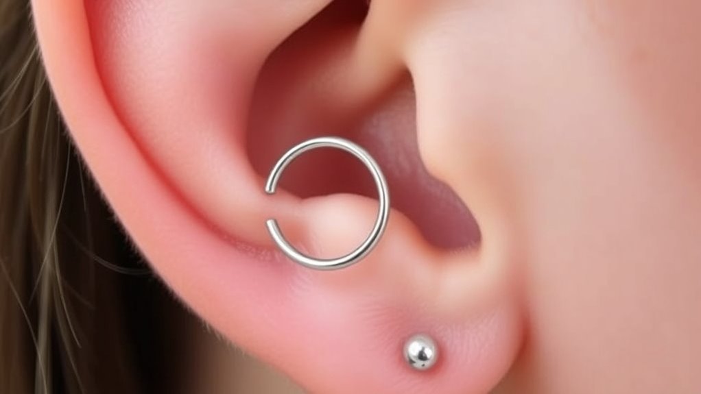 ear cartilage piercing types