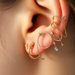 ear jewelry arrangement techniques