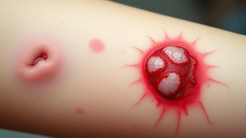 healing signs versus infection