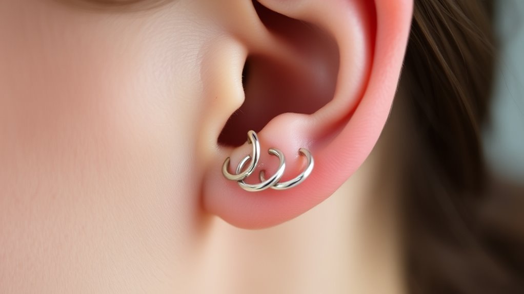 layered ear piercing styles