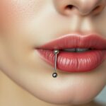 Vertical Labret and Lip Piercings: What to Expect lip piercing healing process
